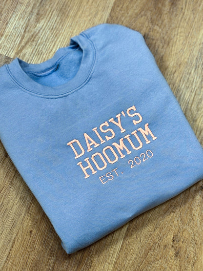 Mama and Me Personalised Varsity Mama Sweaters